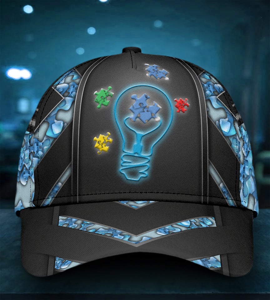 Blue Autism Awareness - Autism Awareness Classic Cap 0921