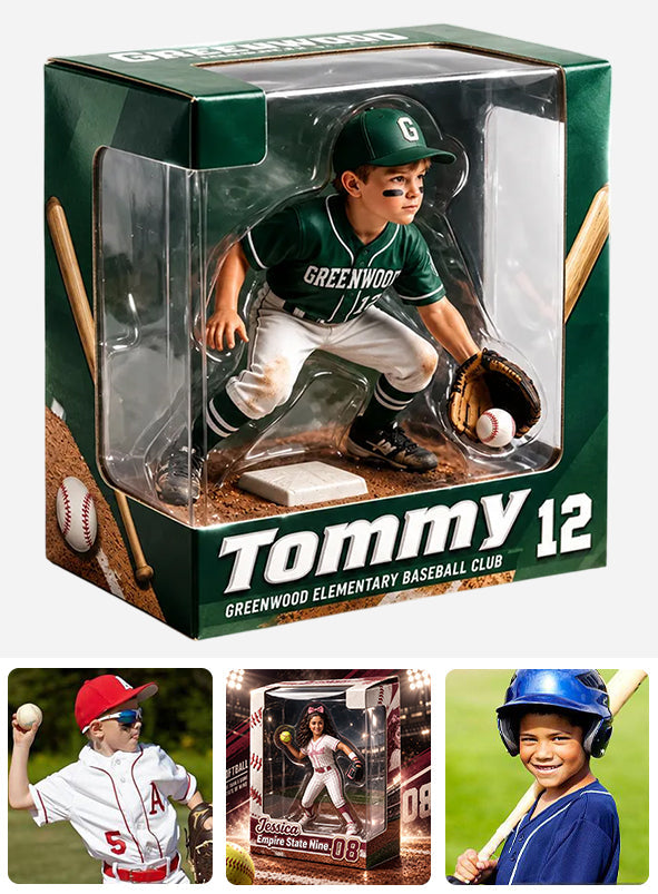 Any Sport, Any Photo - Personalized Baseball Acrylic Display Box