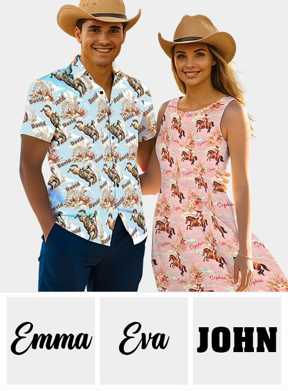 You And Me We Got This - Personalized Country Girl Hawaiian Shirt & Sleeveless Dress