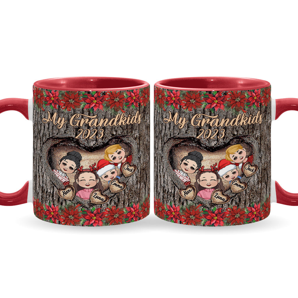 My Grandkids - Personalized Grandma Accent Mug