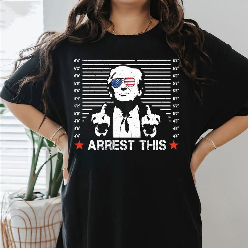 Arrest This Trump Middle Finger T-shirt & Hoodie 0924