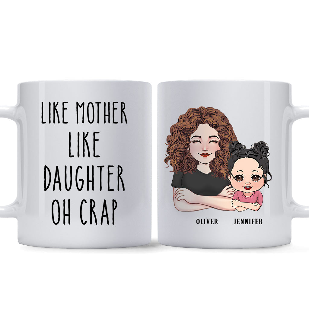 Like Father Like Son - Gift for dad, dad, son - Personalized Mug