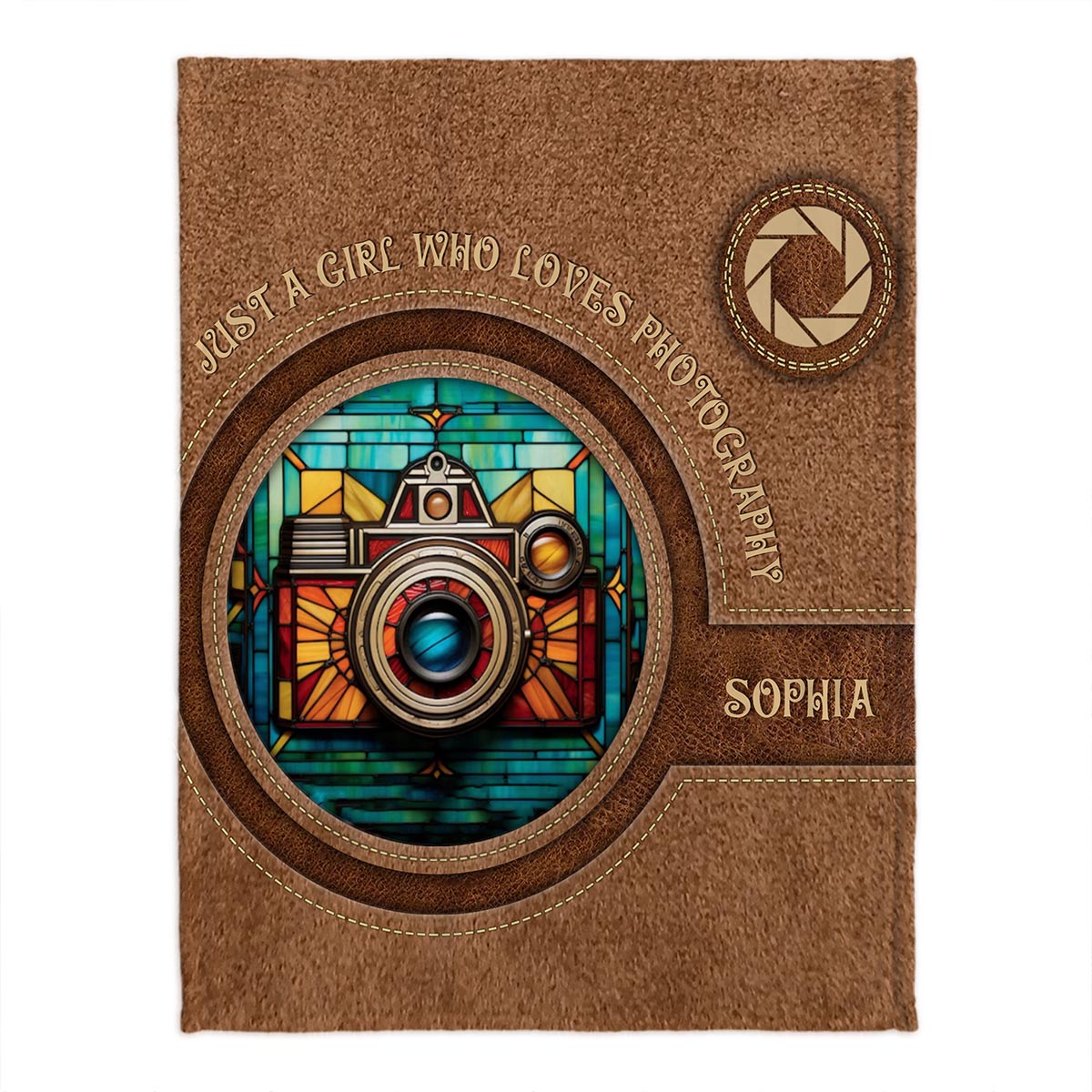 Just A Girl Who Loves Photography - Personalized Photography Blanket