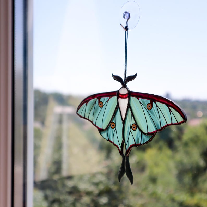 Halloween Butterfly Window Hanging Suncatcher Ornament Halloween Window Hanging Suncatcher Ornament 0924