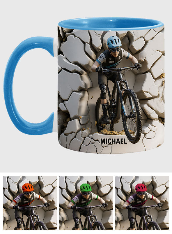 Cool Biker - Personalized Dirt Bike Accent Mug