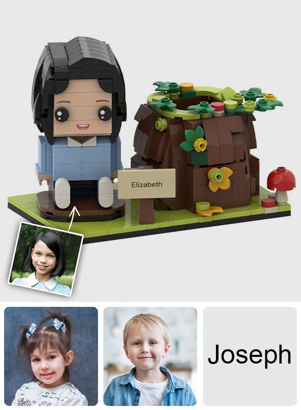 Any Photos - Personalized Kid Photos Brick Figures