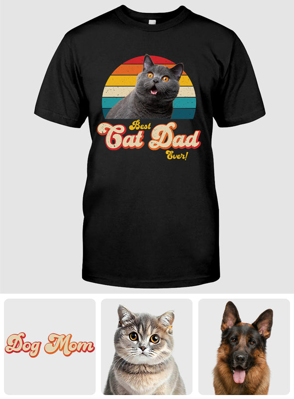 Best Cat Mom/Dog Mom Ever - Personalized Cat T-shirt And Hoodie