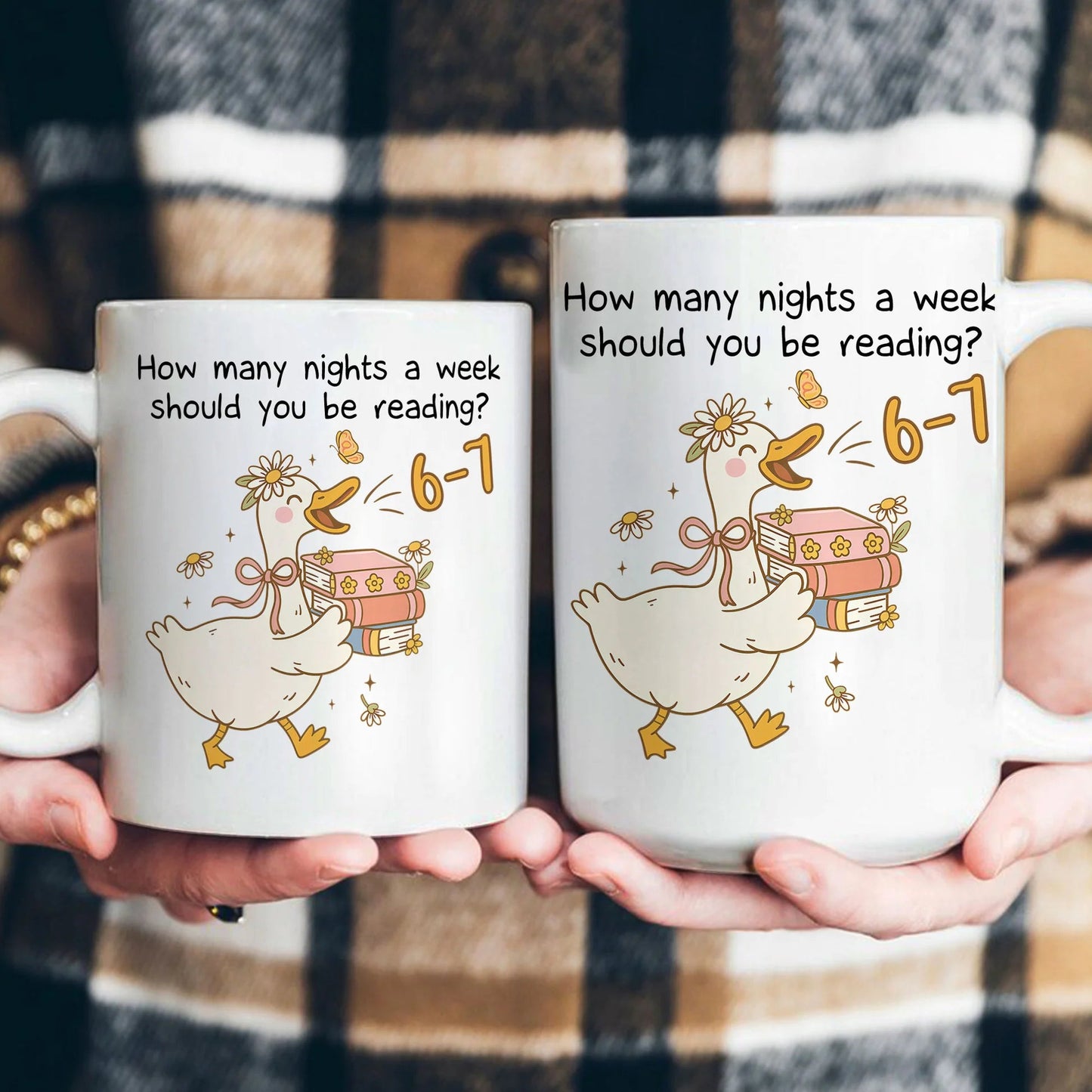 How Many Nights A Week Should You Be Reading 6-7 -Cozy Reading Night Gift for Book Lovers