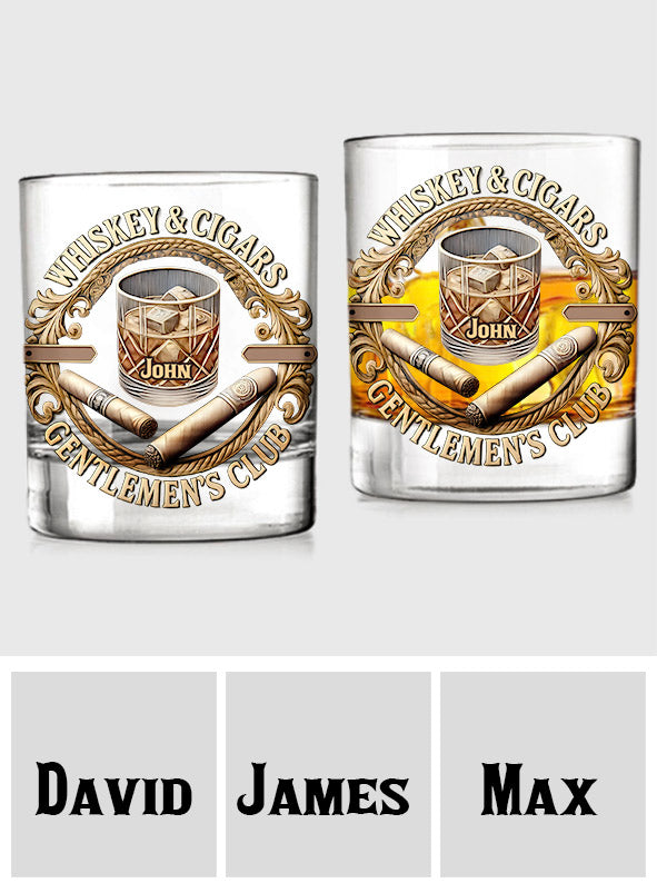 Gentleman Club - Personalized Whisky Whiskey Glass