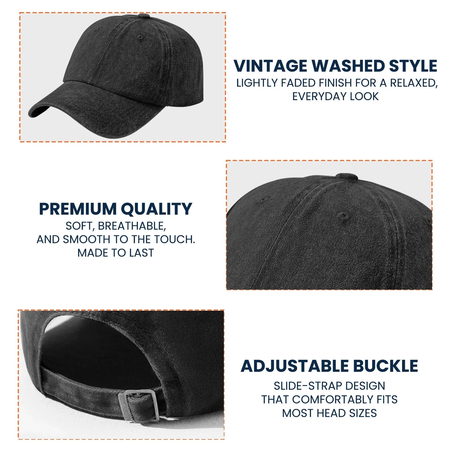 Personalized Washed Denim Baseball Cap, God Bless America Eagle Flag Design, Vintage Look Everyday Wear, Unique Gift