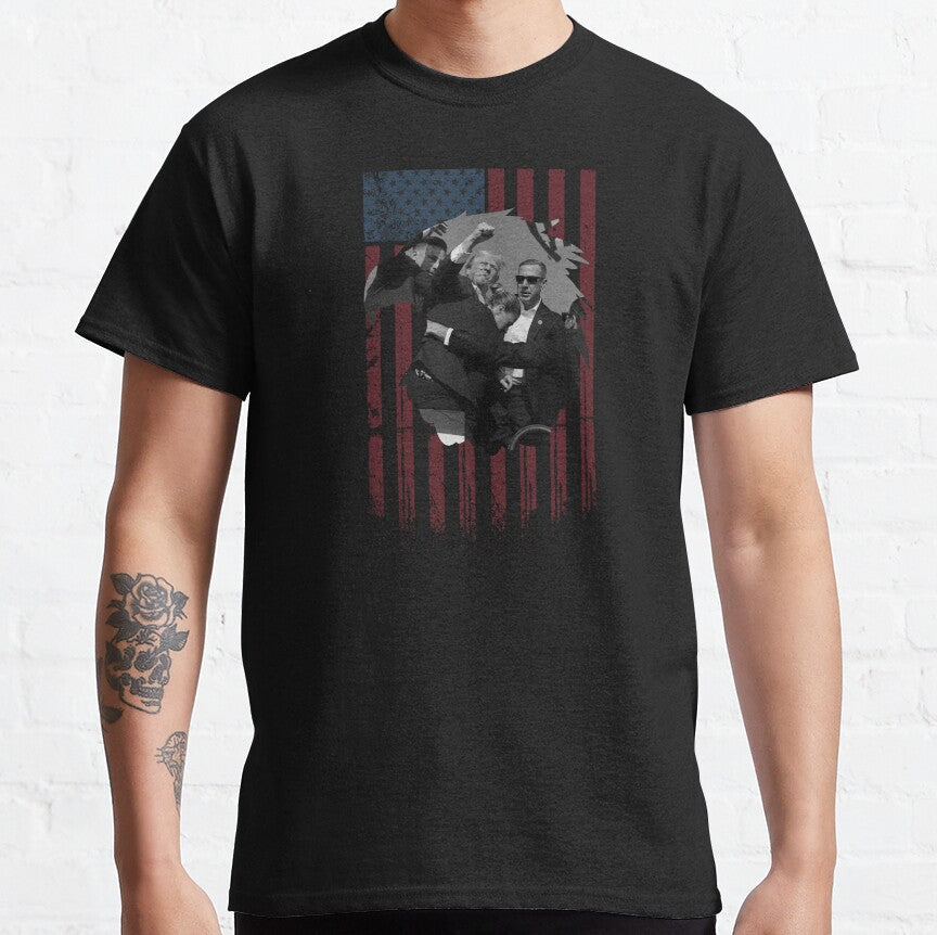 Bulletproof T-shirt, Never Surrender Shirt, Fight For America T-shirt, Retro Rally Shirt, Fight Fight Fight Shirt T-shirt & Hoodie