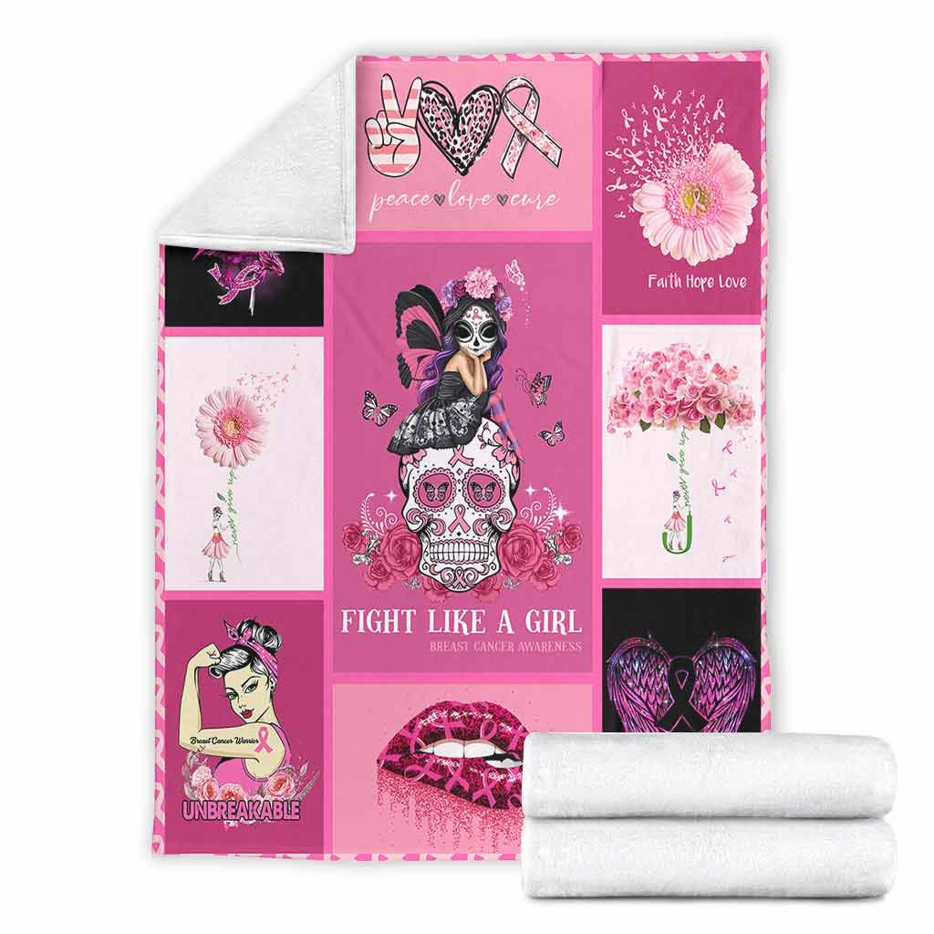 Breast Cancer Awareness Blanket