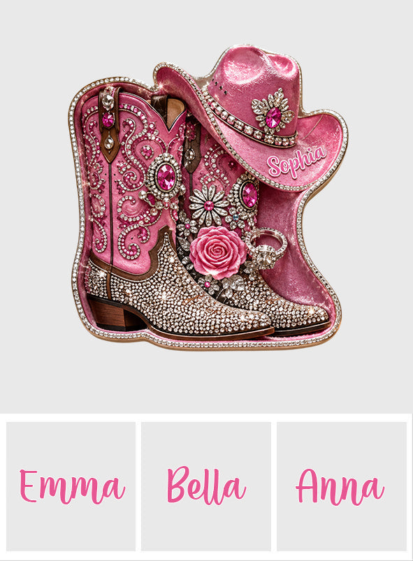 Cowgirl Spirit - Personalized Cowgirl Catch-All Tray