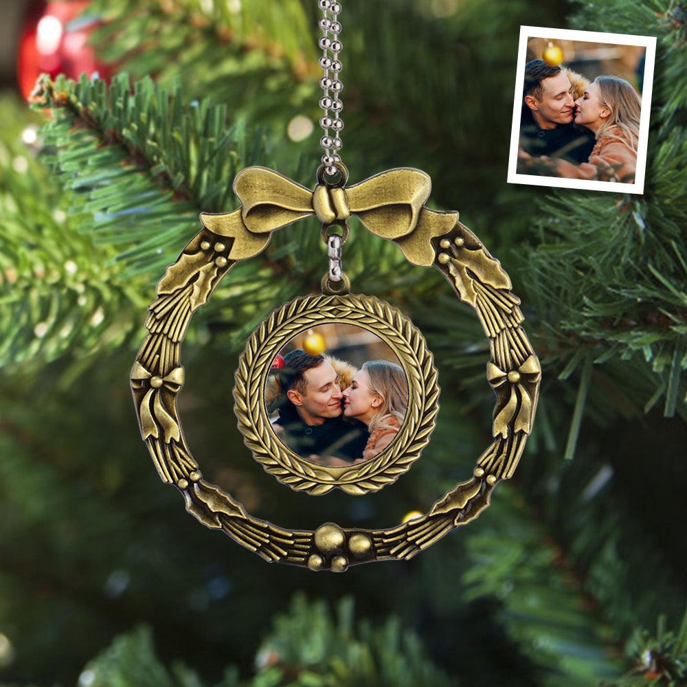 Any Photo - Personalized Family Garland Car Rearview Mirror Charm