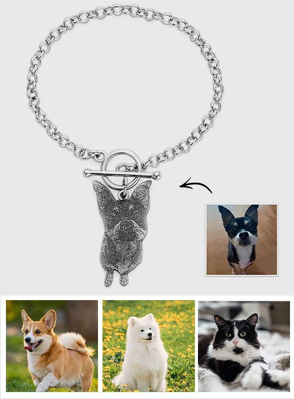 Any Pet Photos - Personalized Dog Photo Bracelet