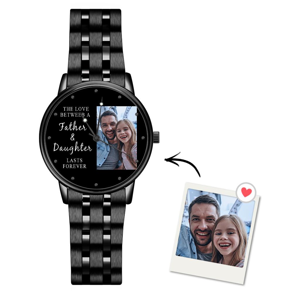 Personalized Engraved Men's Black Alloy Bracelet Photo