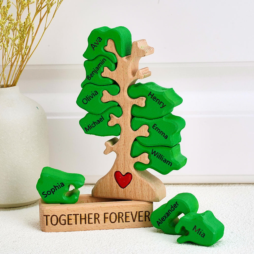 Family Tree - Personalized Family Wooden Puzzle