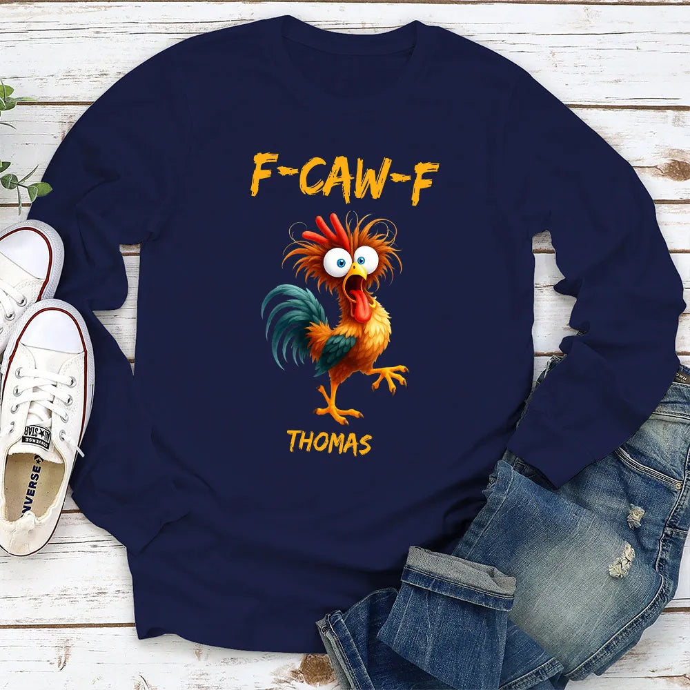 Custom F-CAW-F Chicken Classic Tee β Hilarious Personalized Shirt for Parties, Travel and Everyday Wear, Unique Gag Gift