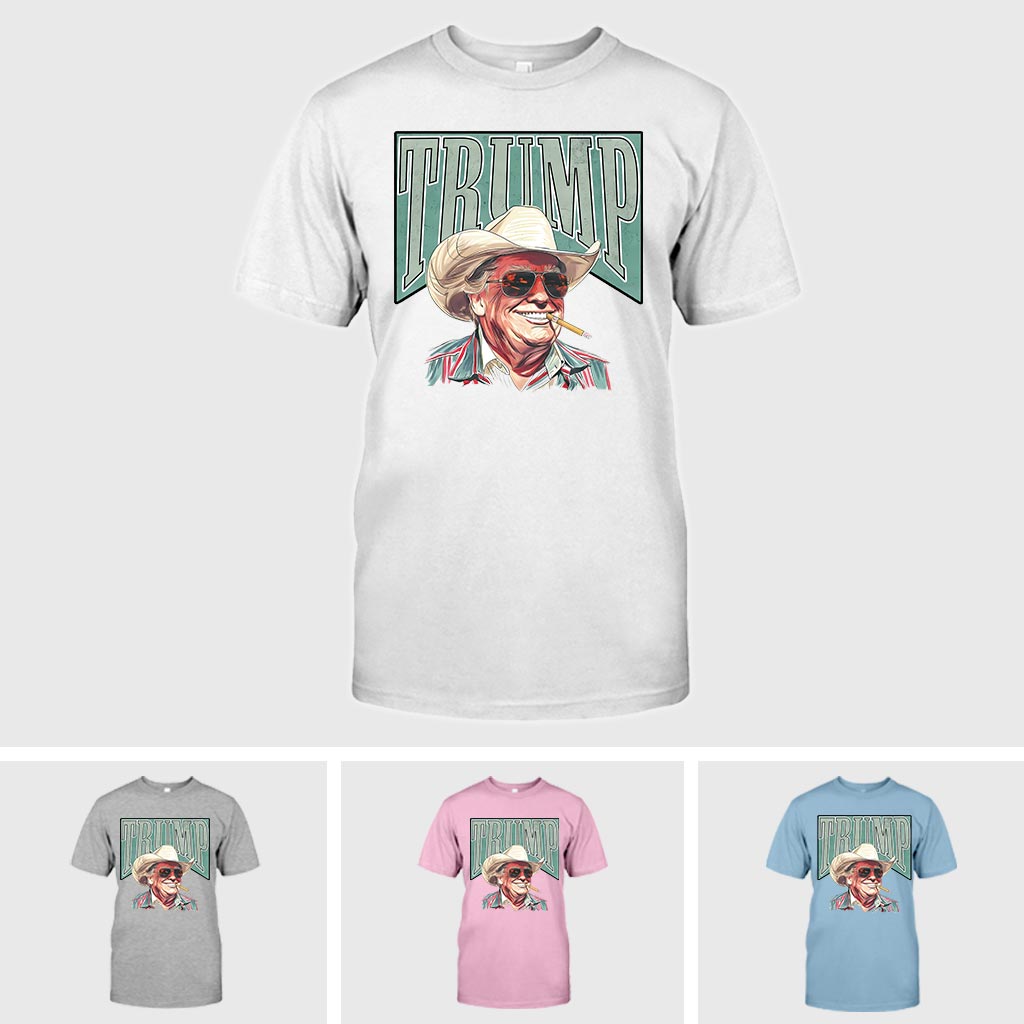 Cowboy Western Make America Great Donald Daddy Shirt, Trump President Shirt, Donald Trump Funny Shirt, Trump 2024 Tee, Republican Gifts