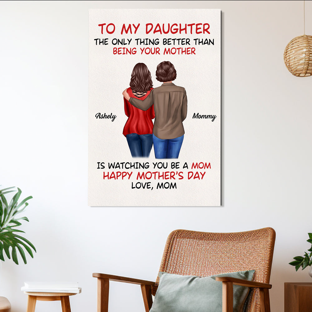 Custom Motherly Love Mug | Personalized Gift Cup for Mom or Daughter