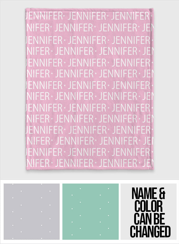 Custom Name Pattern - Personalized Step Mom Blanket