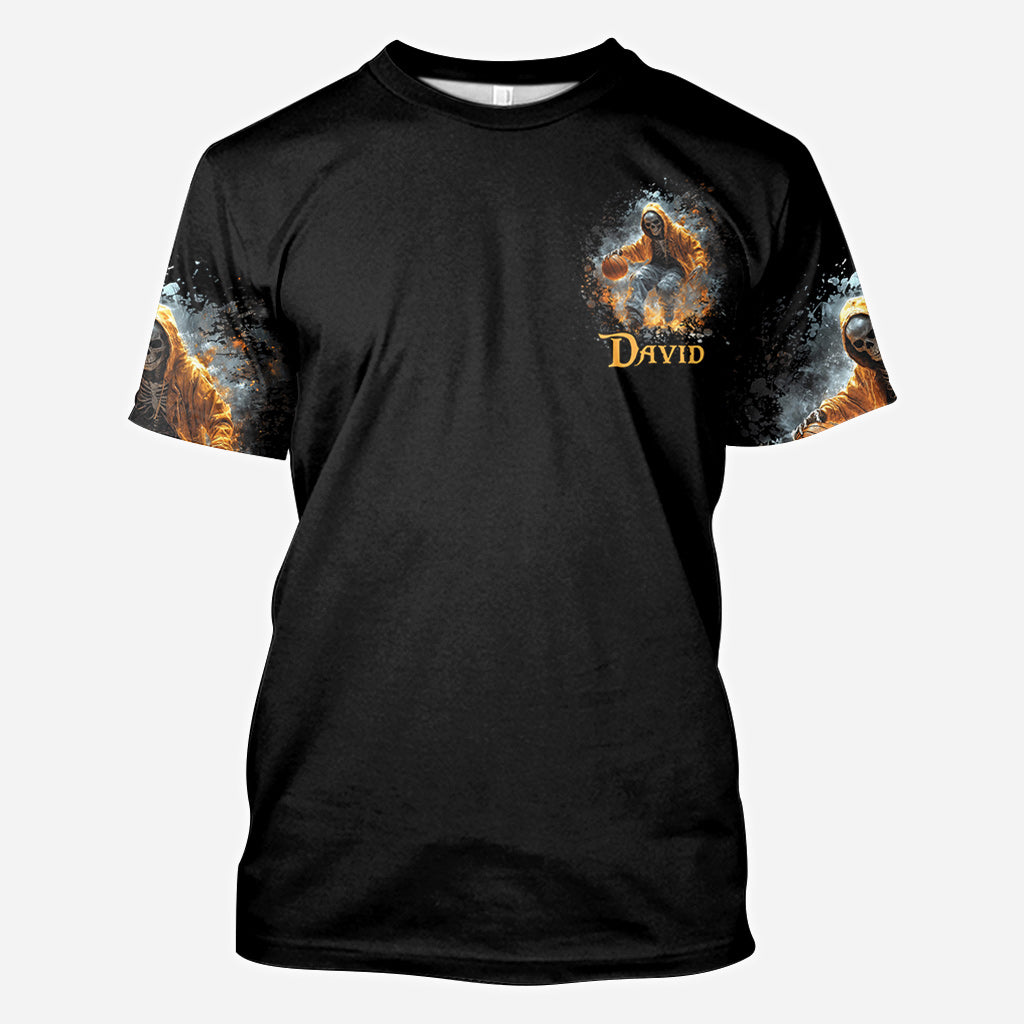 Basketball Is In My Bones - Personalized Basketball All Over Shirt