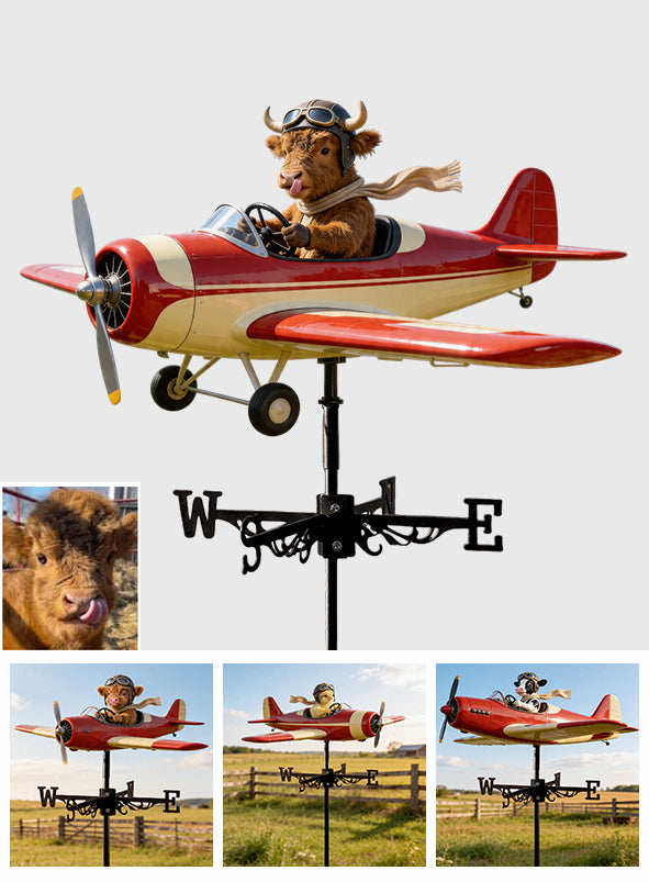 Farmer Must-have Item, Highland Cow, Chicken,... - Personalized Farmer Weather Vane