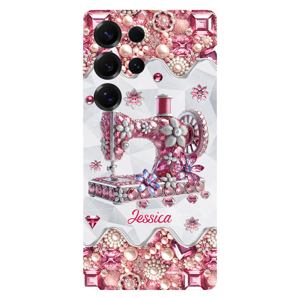 Just A Girl Who Loves Sewing - Personalized Sewing Full Print Phone Case