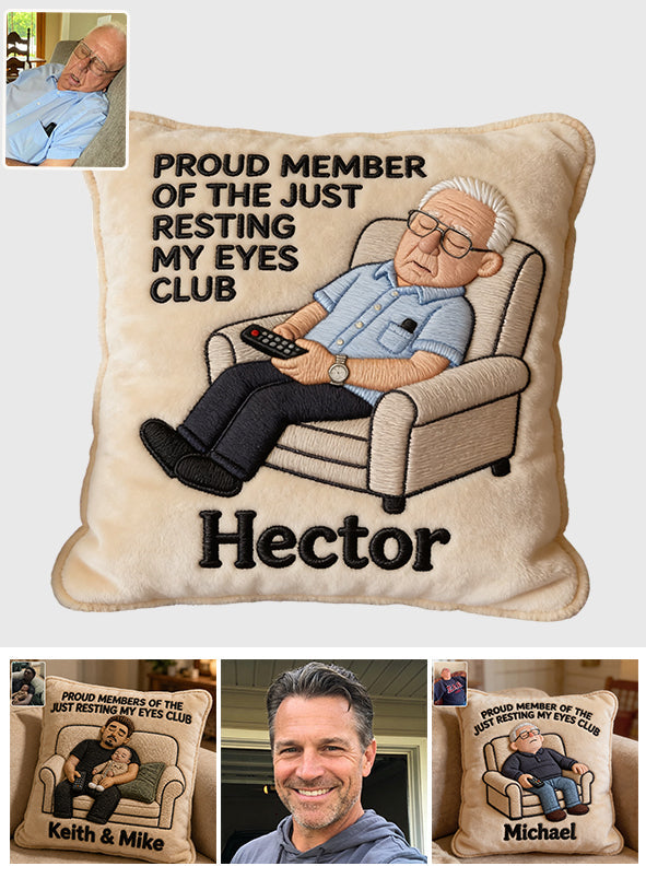 Funny Gift For Dad, Father's Day Gift - Personalized Father Premium Faux Fur Pillow