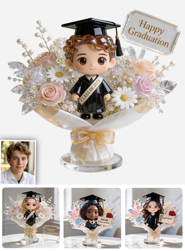 Custom Any Photo - Personalized Graduation Custom Shaped Acrylic Plaque