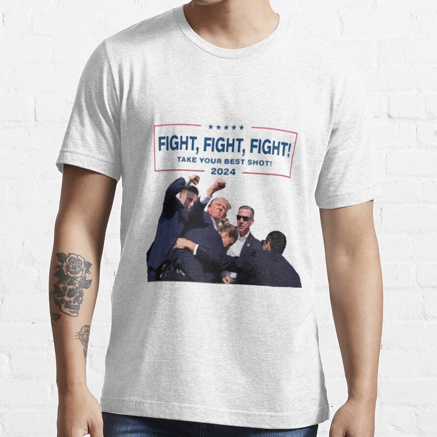 Never Surrender Shirt, Fight For America T-shirt, 2024 Rally Shirt T-shirt & Hoodie