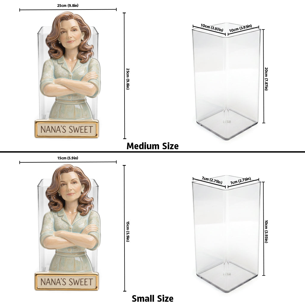 Custom Any Photo - Personalized Grandma Acrylic Pot