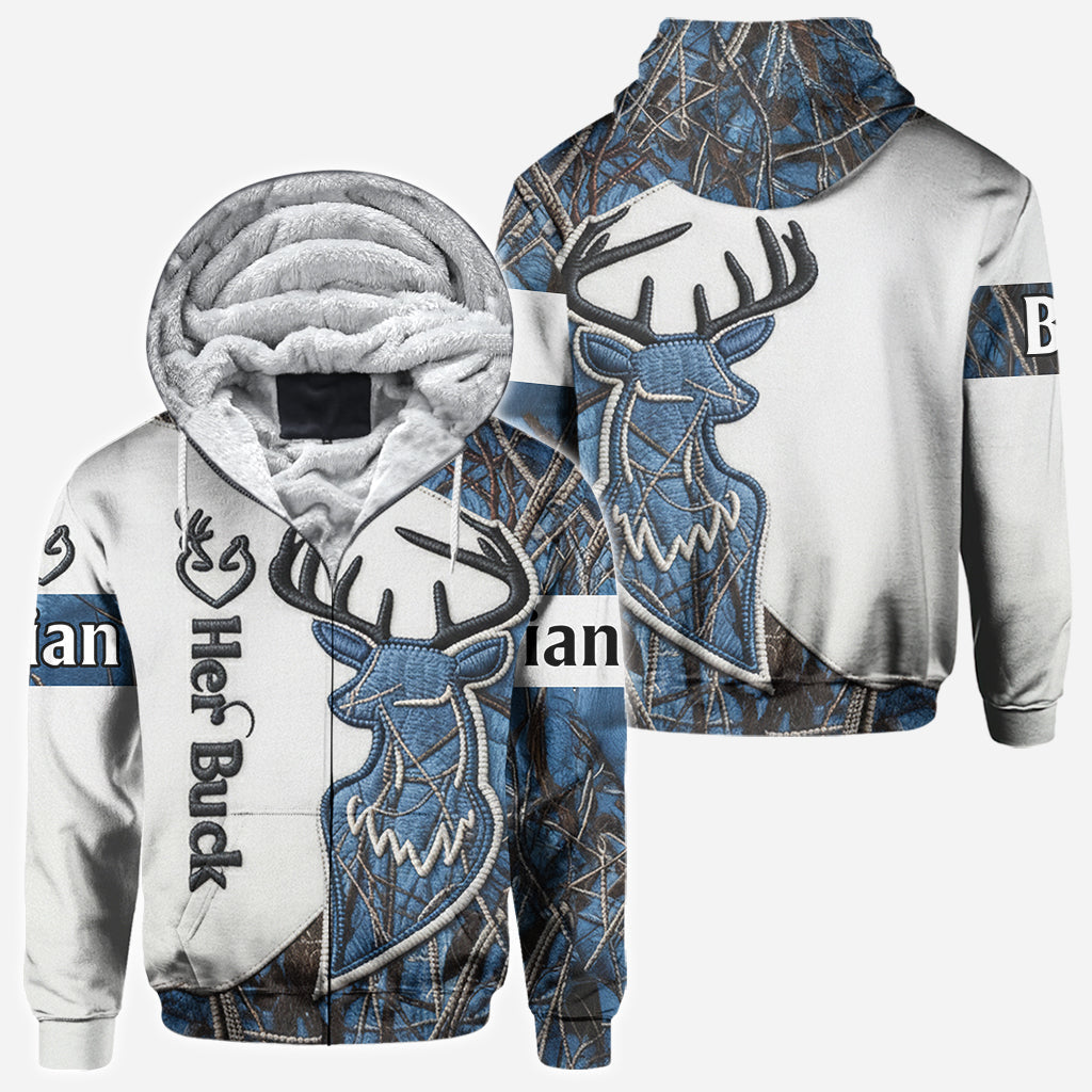 Couple Matching Shirts, Hunting Couple Matching Shirt - Personalized Hunting All Over Shirt
