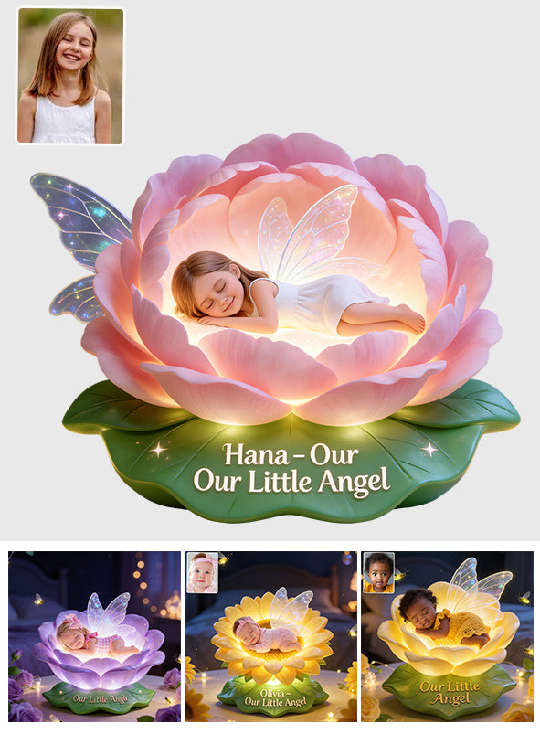 Gift for Your Little Angel - Personalized Kid Acrylic LED Night Light