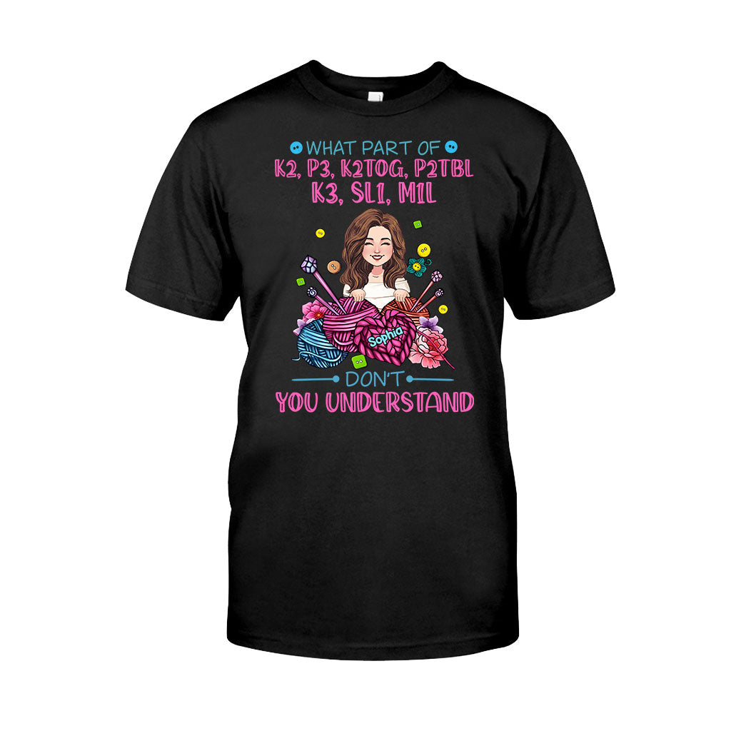 Don't You Understand - Personalized Knitting T-shirt And Hoodie