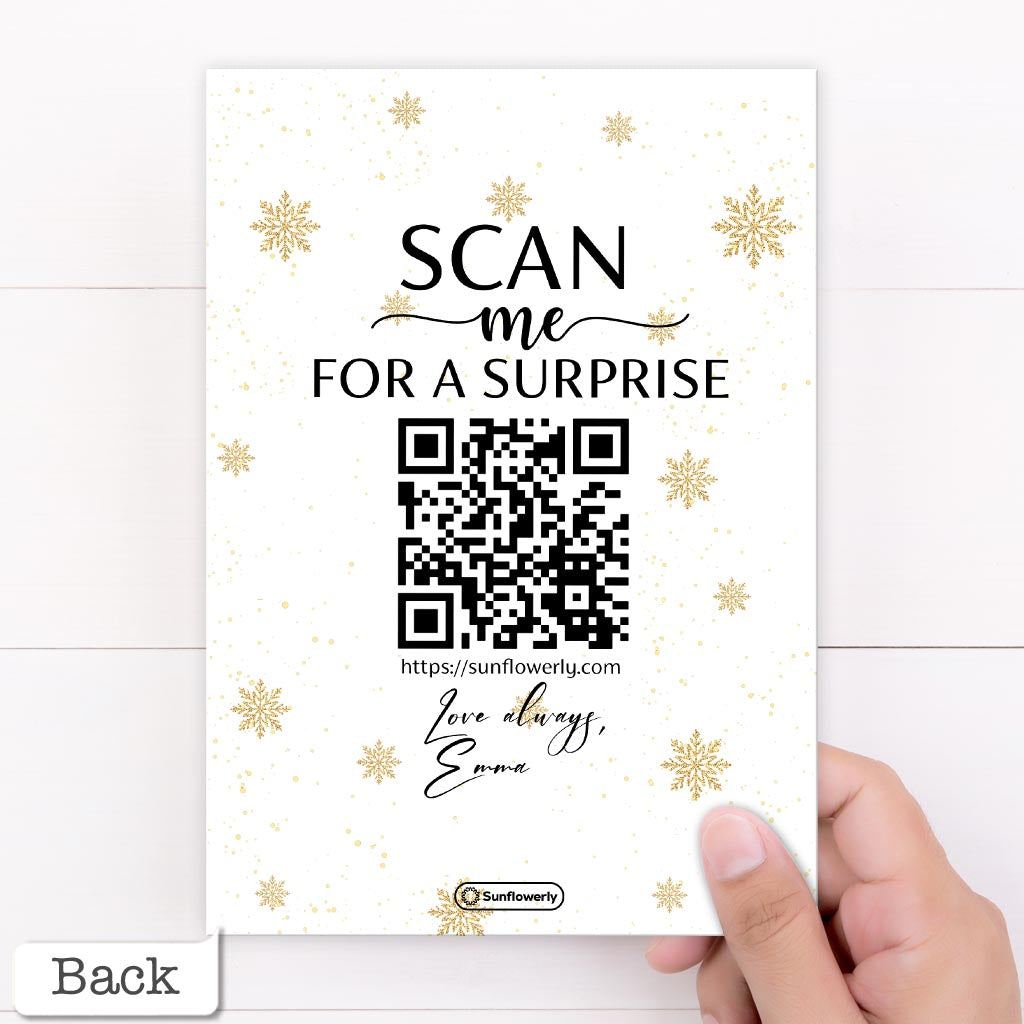 I Love You Either Way Works - Personalized QR Greeting Card