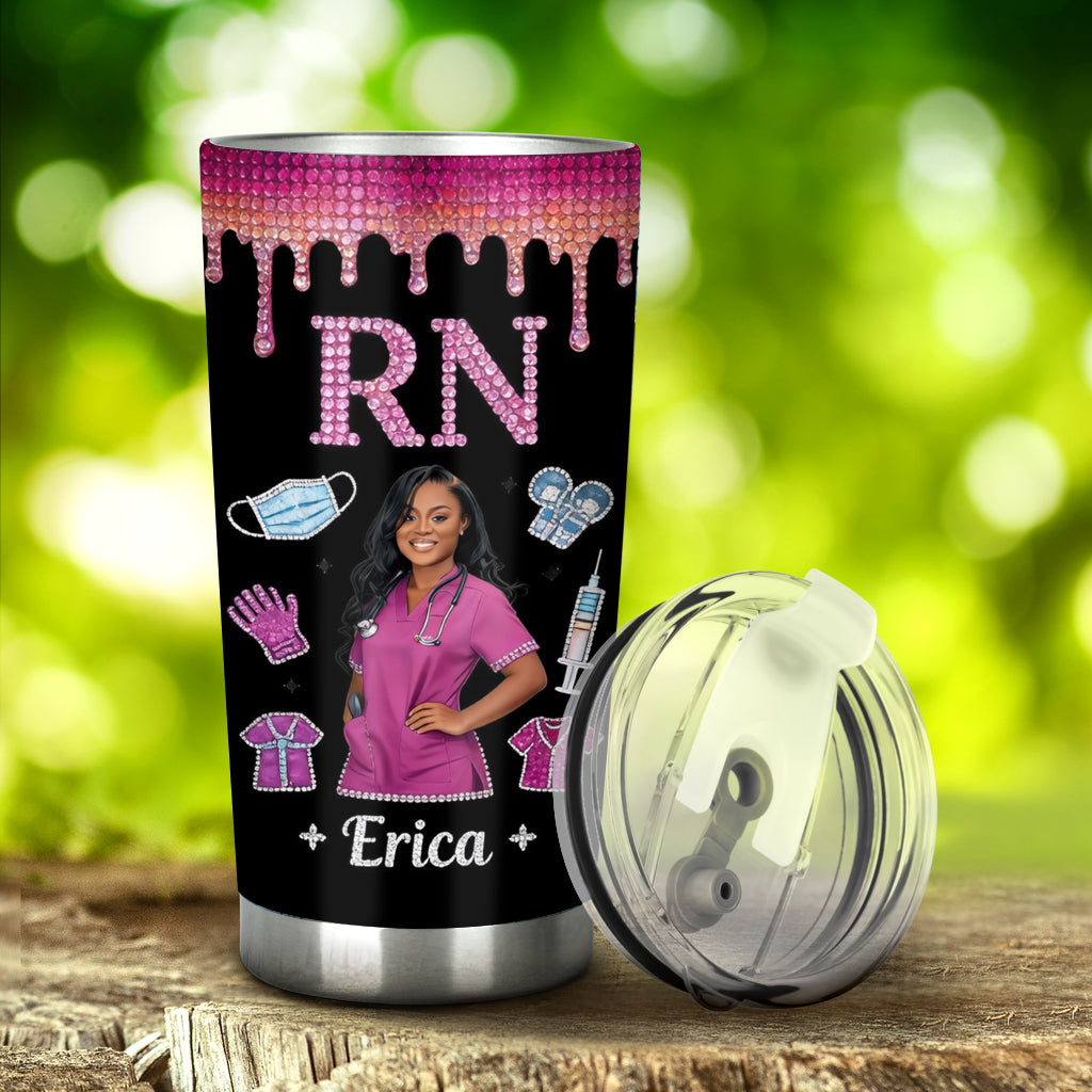 Custom Any Photo Gift For Nurse - Personalized Nurse Tumbler