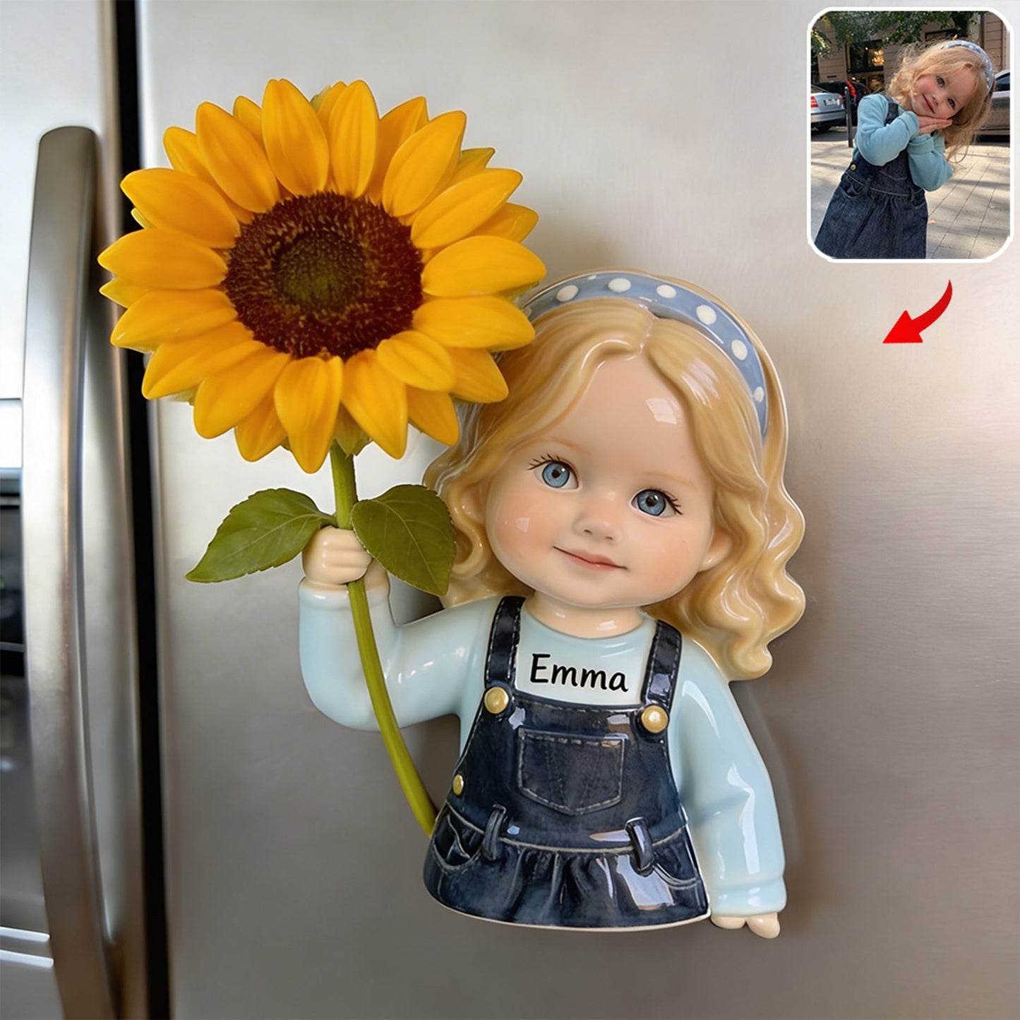 Blooming Joy - Personalized Kid Magnetic Flower Vase