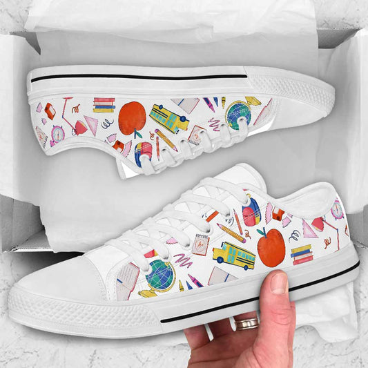 School Items Teacher Low Top Shoes 0622