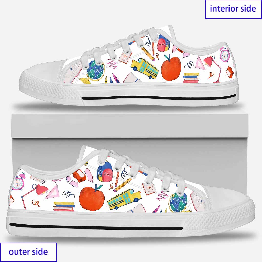 School Items Teacher Low Top Shoes 0622