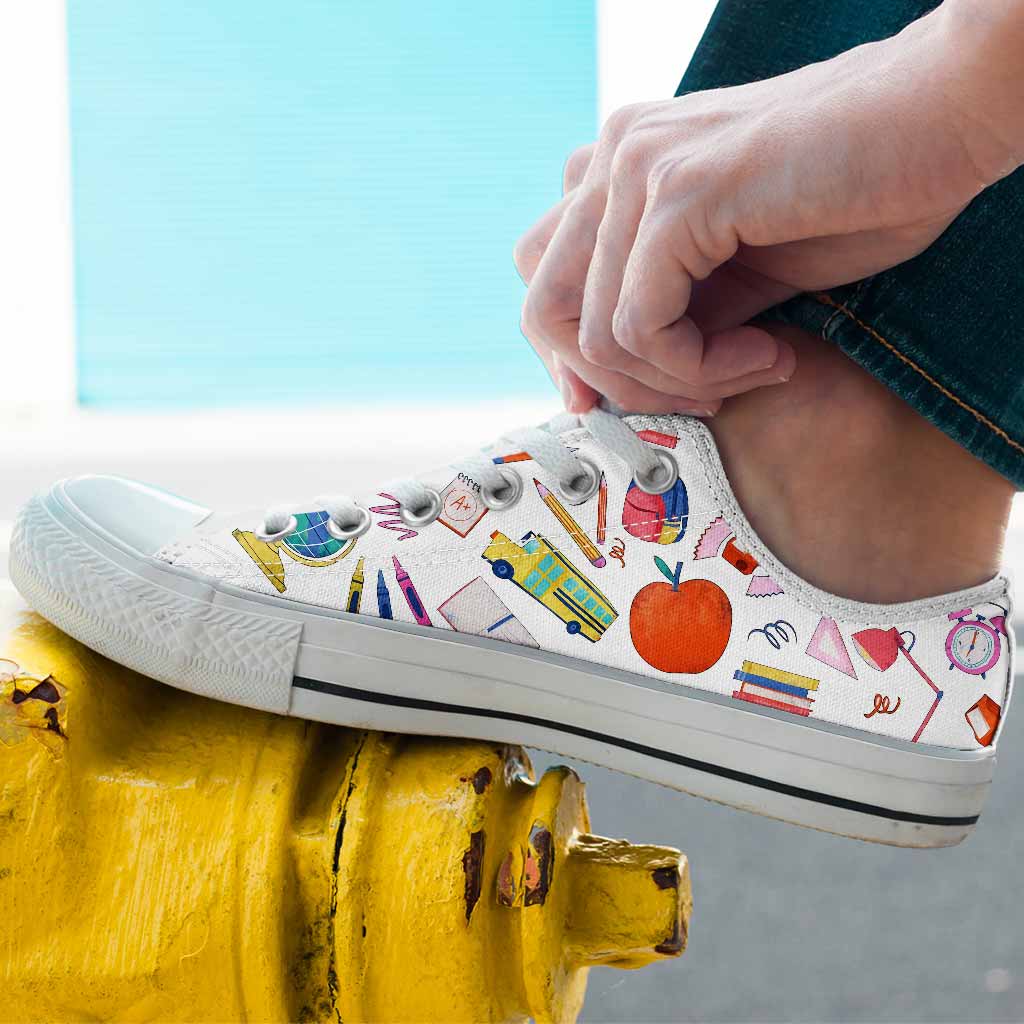 School Items Teacher Low Top Shoes 0622