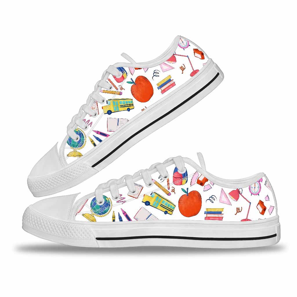School Items Teacher Low Top Shoes 0622