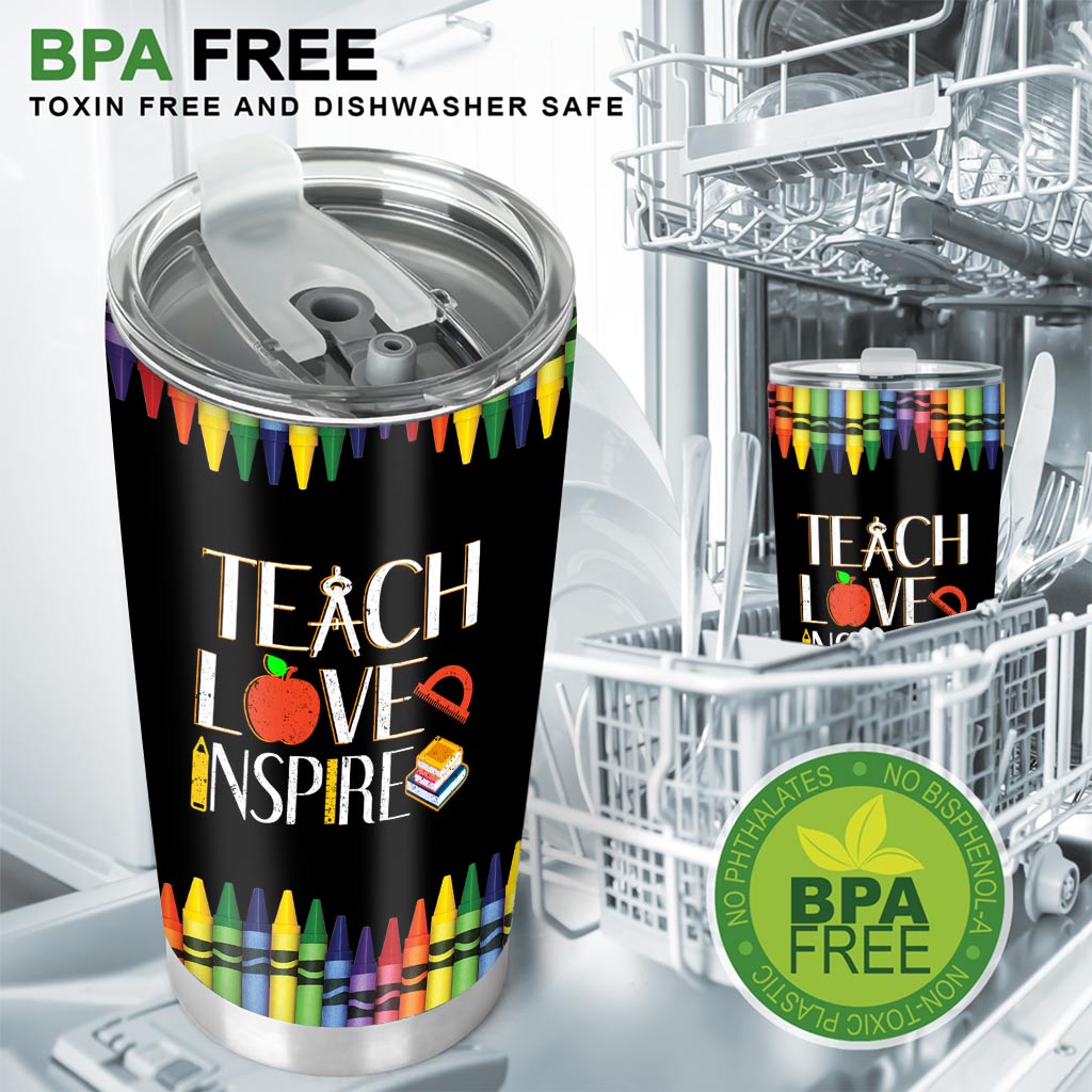Teach Love Inspire - Teacher Tumbler 0622