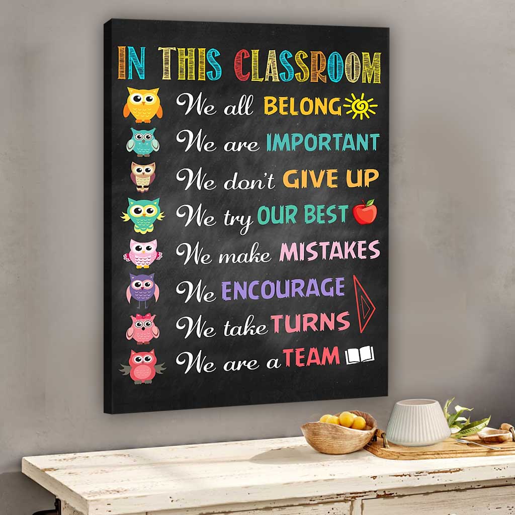 Teacher In This Classroom - Teacher Poster 0921