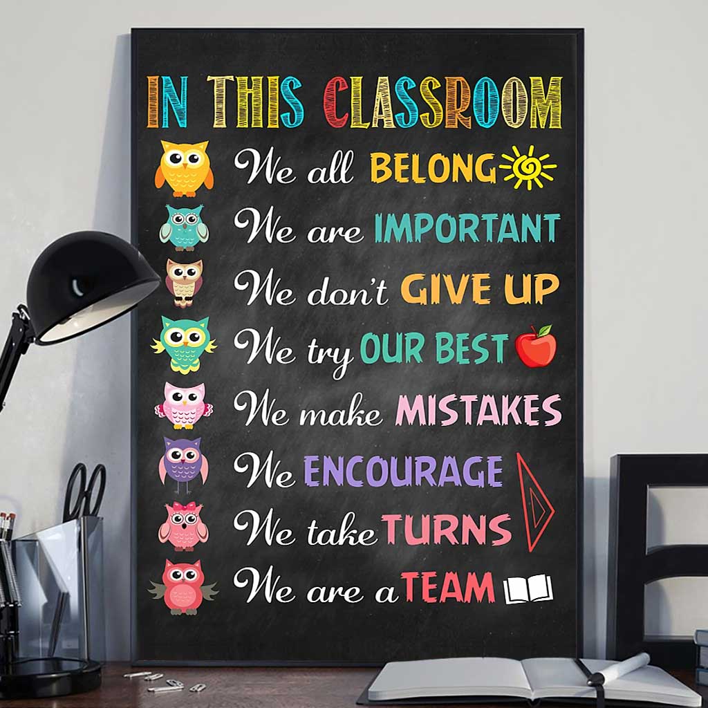 Teacher In This Classroom - Teacher Poster 0921