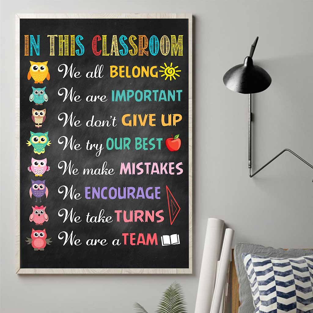 Teacher In This Classroom - Teacher Poster 0921