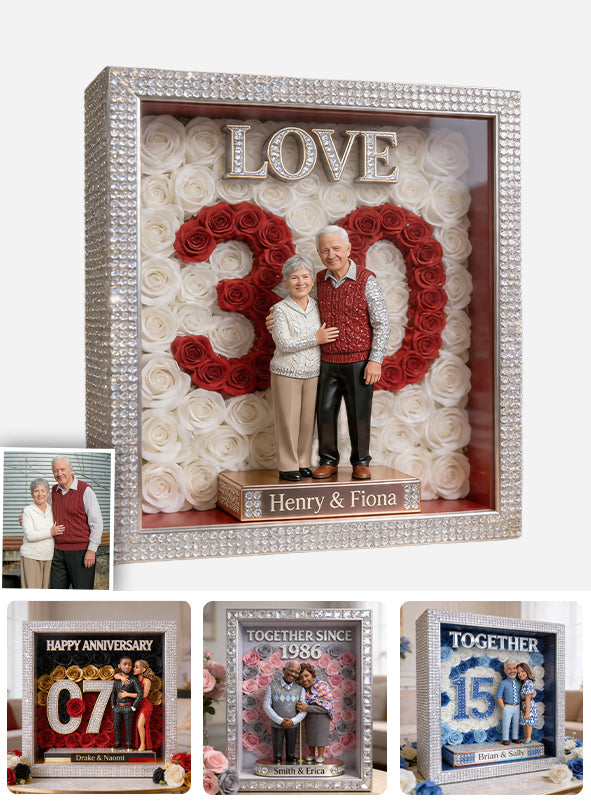 Custom Any Photo Anniversary - Personalized Couple Custom Shaped Acrylic Plaque