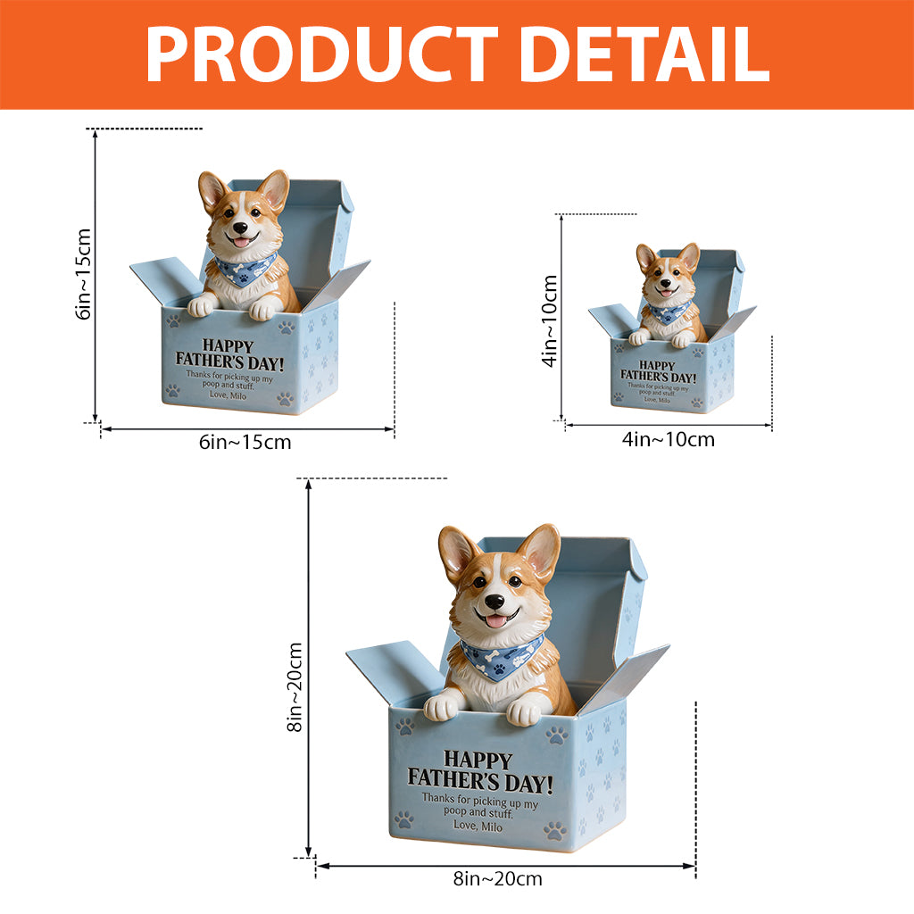 Fur Baby Father’s Day - Personalized Dog Custom Shaped Acrylic Plaque