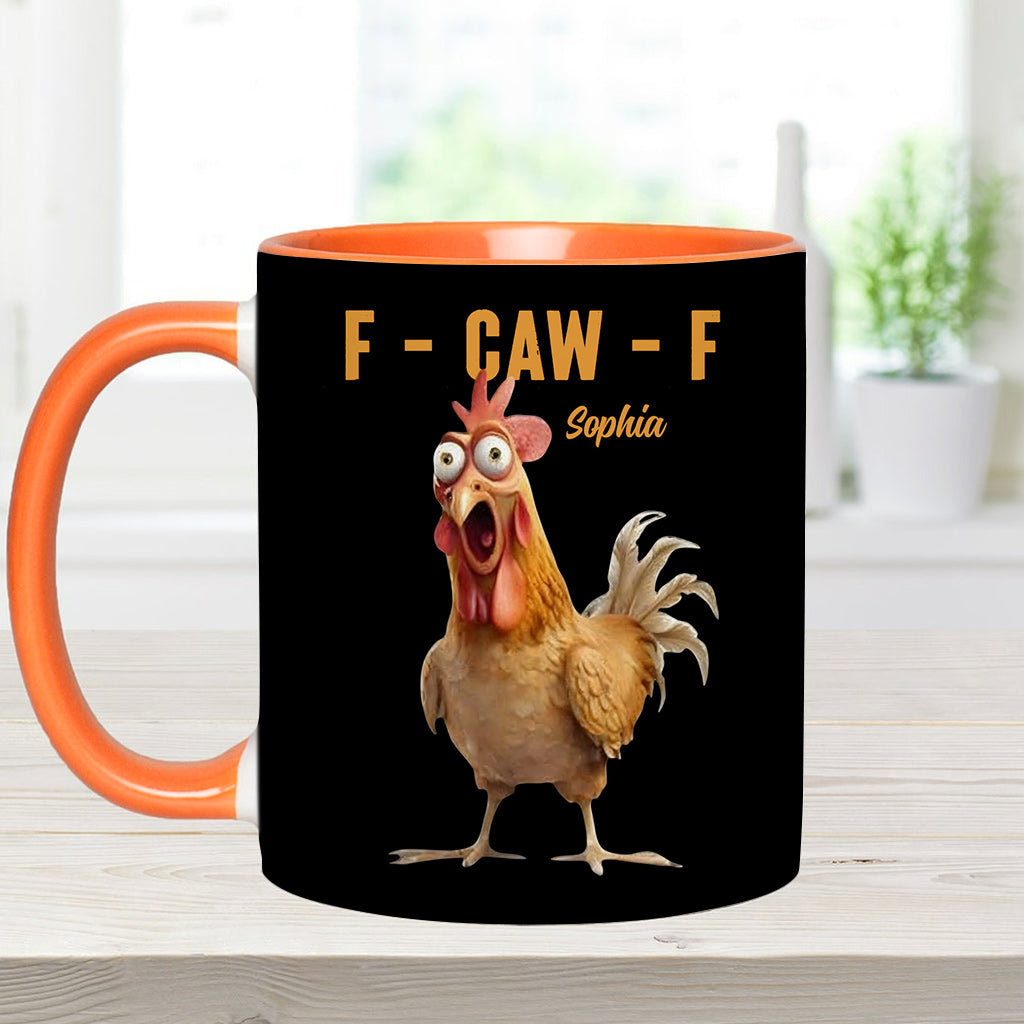 F-Claw - Personalized Chicken Accent Mug