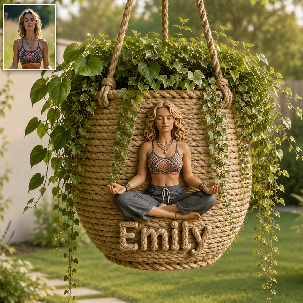 Flower Child - Personalized Hippie Hanging Pot